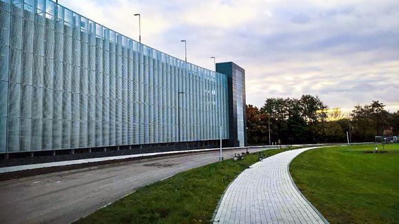 Car park University of Warwick in England